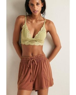 Intimately By Free People Good Call Shorts By - Brown