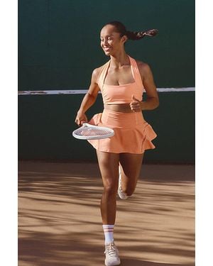 Fp Movement Pleats And Thank You Tennis Skort - Black
