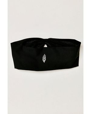 Free People Slam Dunk Silicone Grip Soft Headband - Black