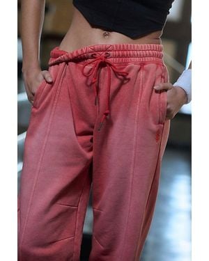 Fp Movement Sprint To The Finish Washed Pants - Red
