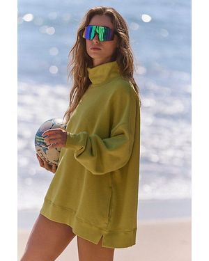 Fp Movement A Cut Above Mock Neck Pullover Sweatshirt - Multicolor