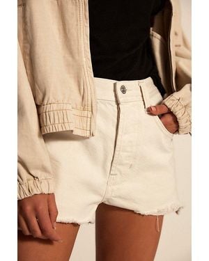Free People Double Take Shorts - Natural