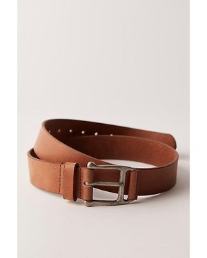 Free People Carraway Leather Belt - Brown