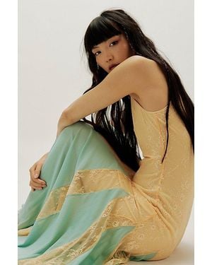Free People One Of A Kind Maxi Slip Dress - Purple