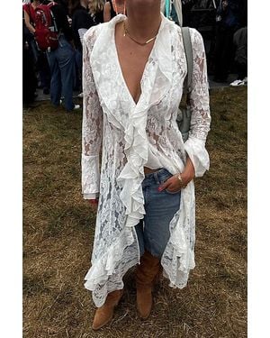 Free People Heirloom Maxi Top - Black