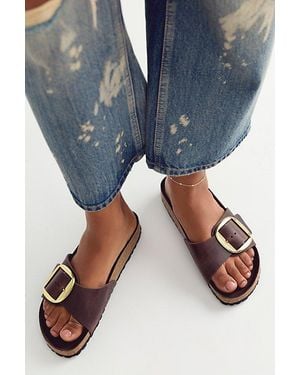 Birkenstock Madrid Big Buckle Sandals - Blue