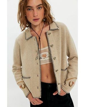 Pendleton Souvenir Cardi - Natural
