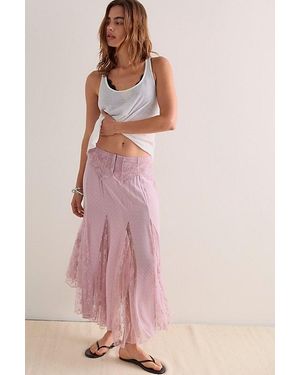 Intimately By Free People Nice To Meet You Maxi Slip Skirt By - Pink