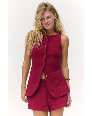 Free People Coastal Classy Set - Red