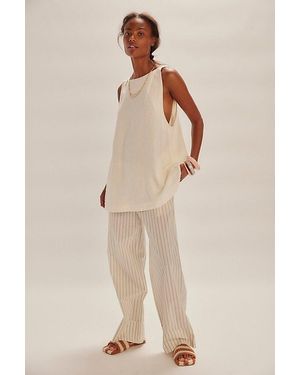 Free People Aero Cotton-Linen Tunic - Natural
