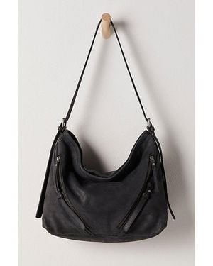 Free People High Roller Leather Bag - Black