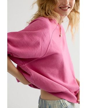 Free People Better On Sweatshirt - Pink