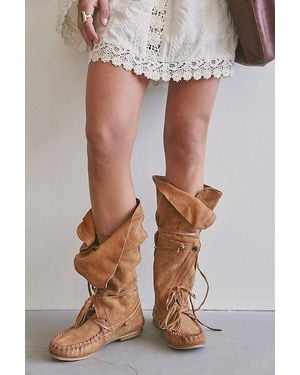A.s.98 Davis Tall Mocc Boots - Brown
