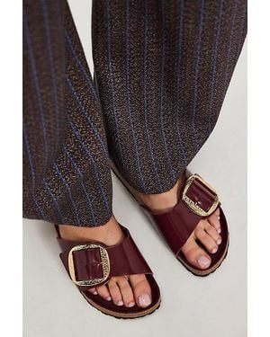 Birkenstock Madrid Hammered Big Buckle S - Gray