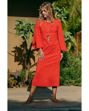 Free People Briar Midi Dress - Green
