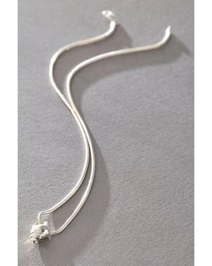 Peyton Sandler P. Nina No. 20 Venus Pearl Pendant Necklace By - Gray