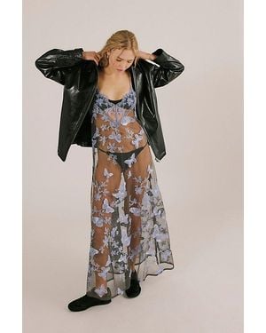 Bali Told You So Maxi Slip Dress - Blue