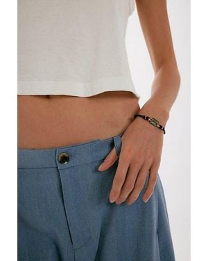 Chan Luu Leather & Stone Bracelet - Blue