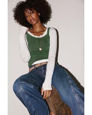 Intimately By Free People So Soft Seamless Modal Scoop-Neck Cami By - Blue