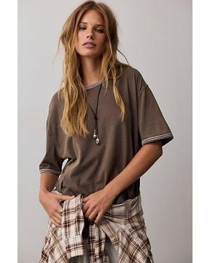 Free People Bad Habit Tee - Brown