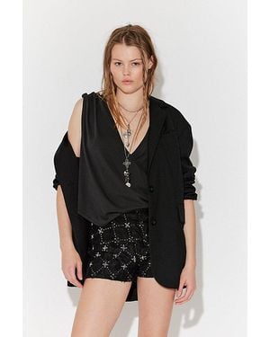 Free People Wrap Me Up Tee - Black