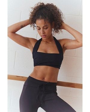 Fp Movement Don'T Let Go Halter Sports Bra - Gray