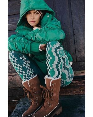 Fp Movement Myoko Jacquard Base Leggings - Green