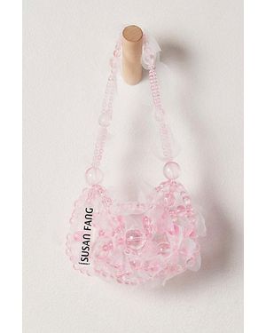 SUSAN FANG Beaded Flower Bag - Pink