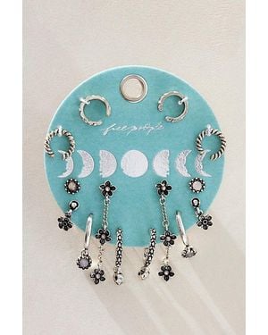 Free People Driftwood Earring Set - Blue