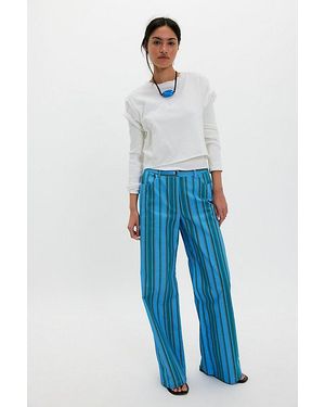 laagam Leroy D Twill Trousers - Blue