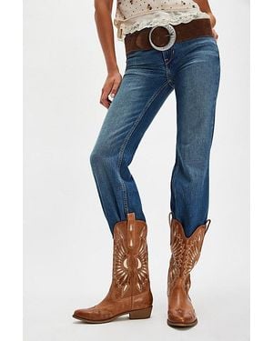 Matisse Willa Western Boots By - Blue