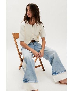 Free People See Me Softspun Cardigan - Blue