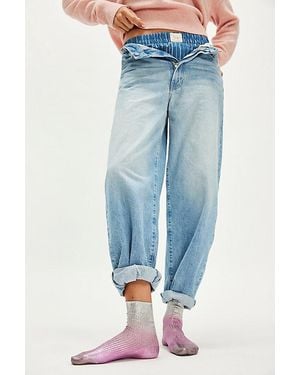 Maria La Rosa Flash Socks By - Blue