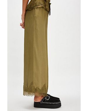 Free People Cayatana Studded Mules - Green