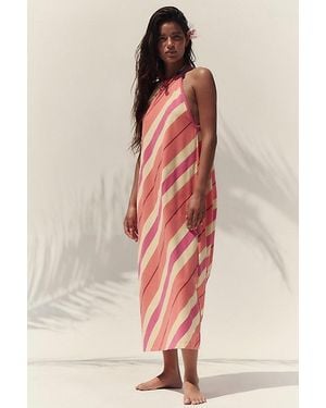 free-est Sunspell Striped Midi Dress By - Pink