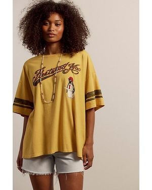 Daydreamer Fleetwood Mac Baseball Tee - Yellow