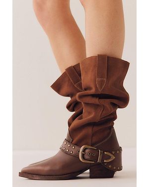Free People Western Nights Tall Boots - Brown
