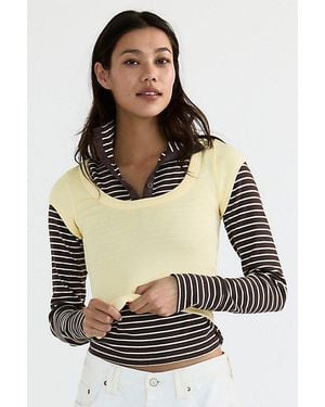 Free People Brooklyn Tee - Brown