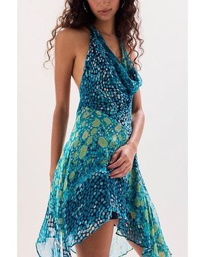 Free People Donna Mini Dress - Blue