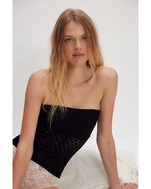 Intimately By Free People Honey Textured Tube Top By - Black