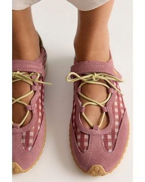 HOFF Bridge Mesh Mary Jane Sneakers - Pink