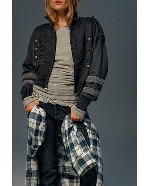 Free People Band Cardi - Blue
