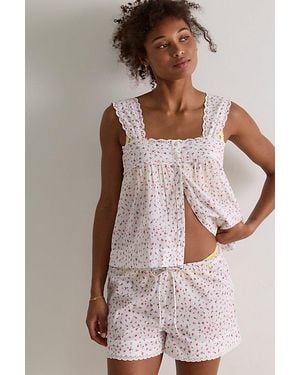 Damson Madder Harrietta Pj Set - Natural