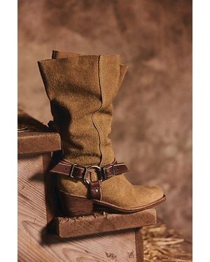 Free People We The Free Denver Double Buckle Boots - Gray