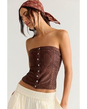 Free People Sofia Tube Top - Multicolour