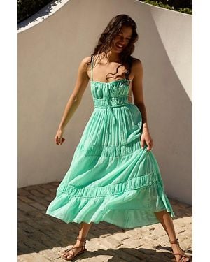 free-est Taking Sides Maxi Dress By - Green