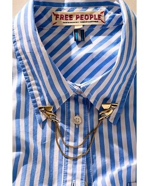 Free People Helping Hands Pin Set - Blue