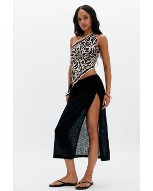 geel Kate Wrap Skirt - White