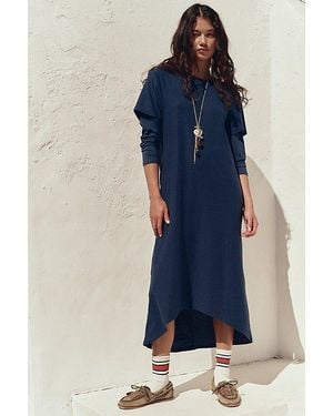 Free People Taylor Midi Dress - Blue