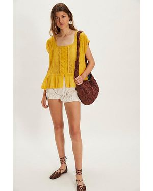 Free People Georgia Blouse - Yellow